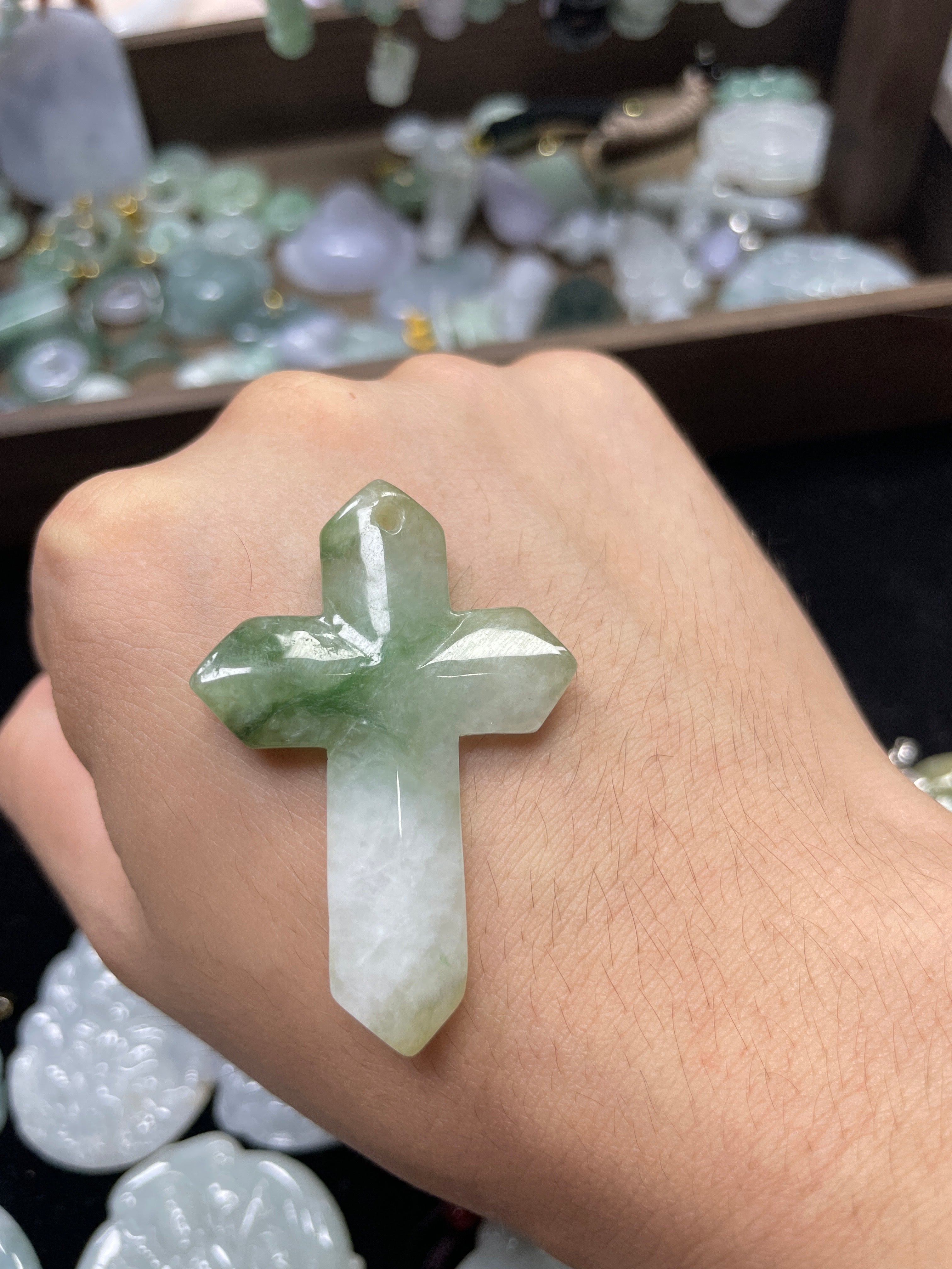 Cross pendent