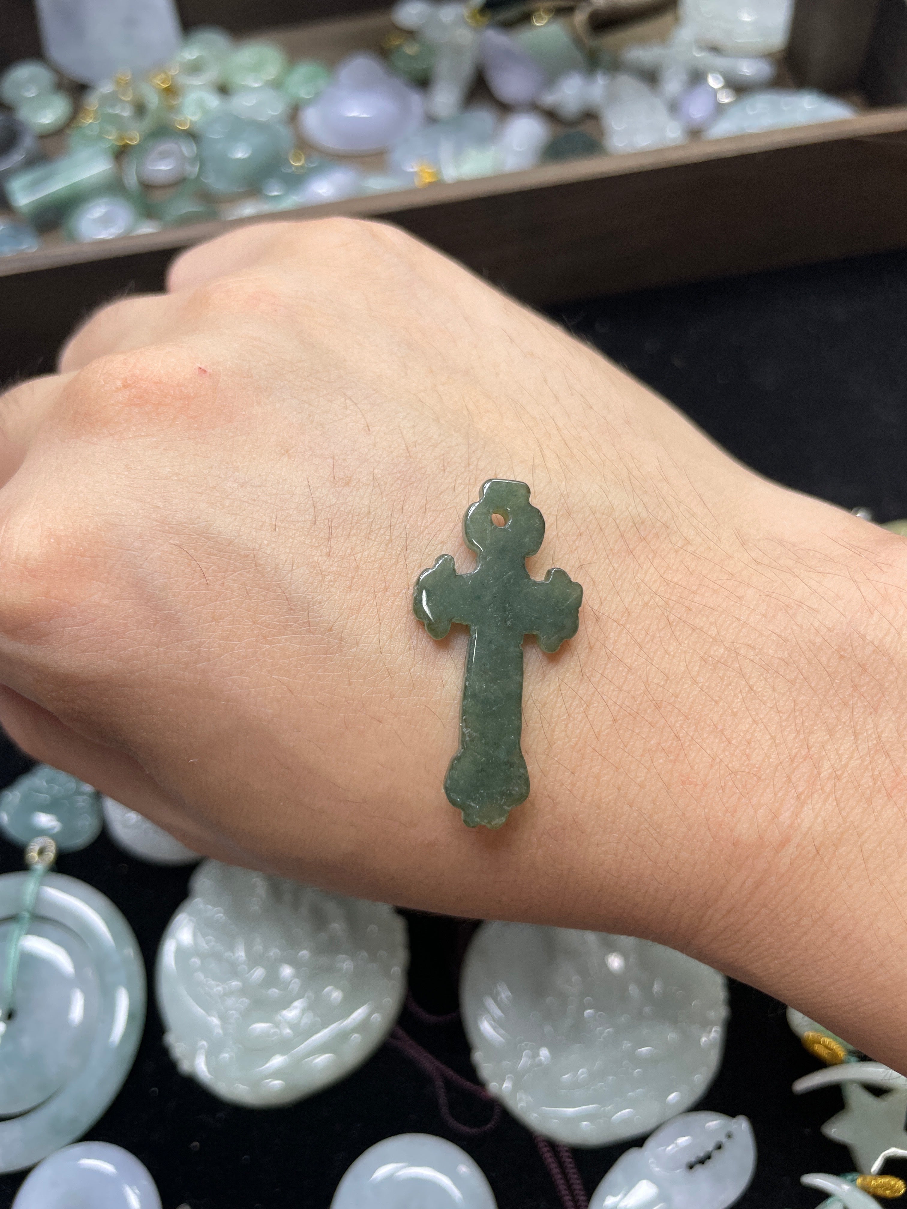 Cross pendent