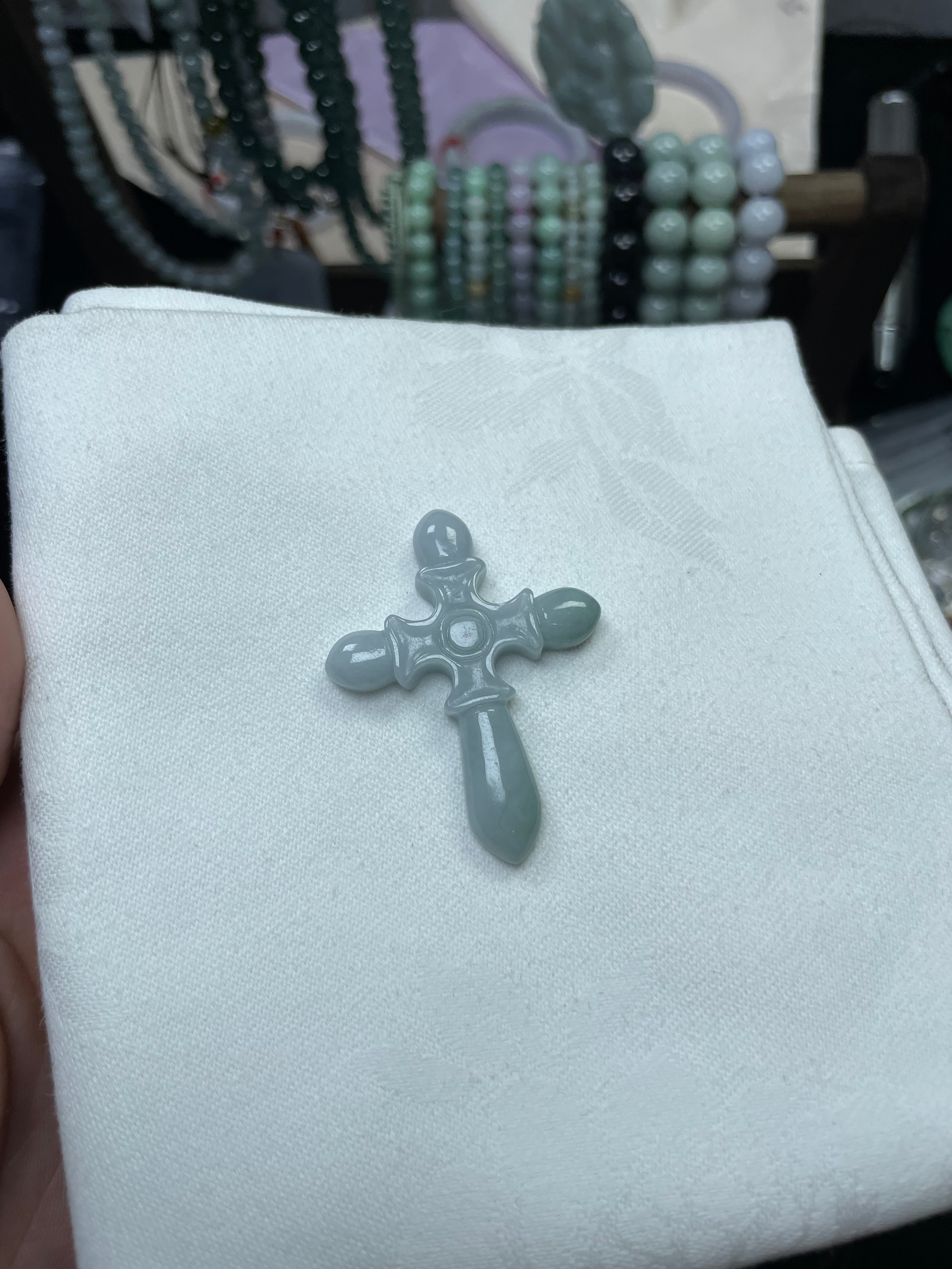 Cross pendent