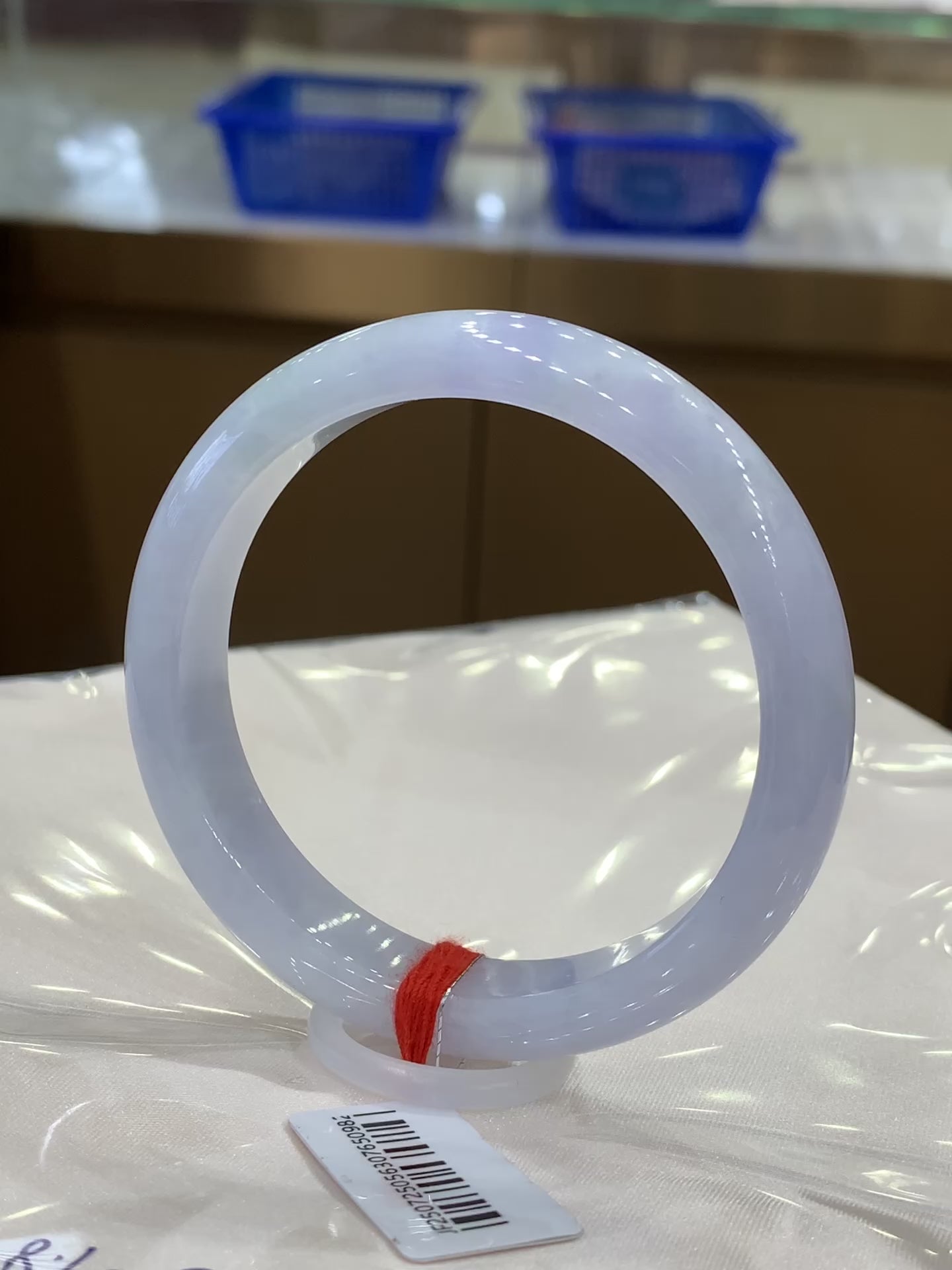 Jadeite bangle Violet 57.5mm*12.2mm*7.8mm