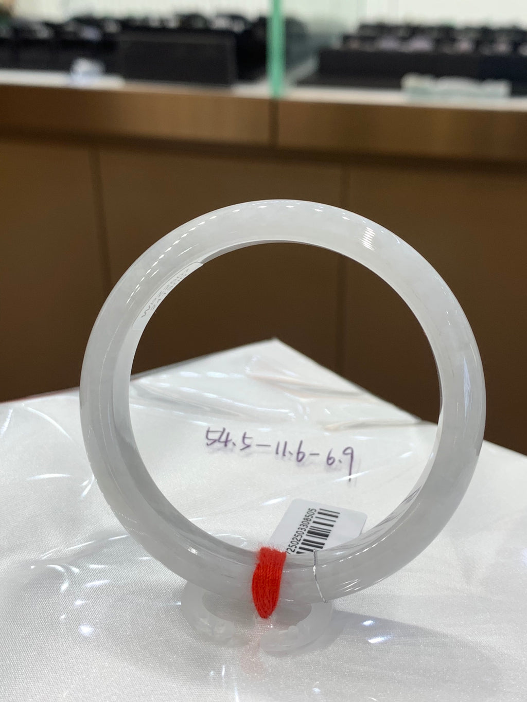 Jadeite bangle 54.5mm*11.6mm*6.9mm
