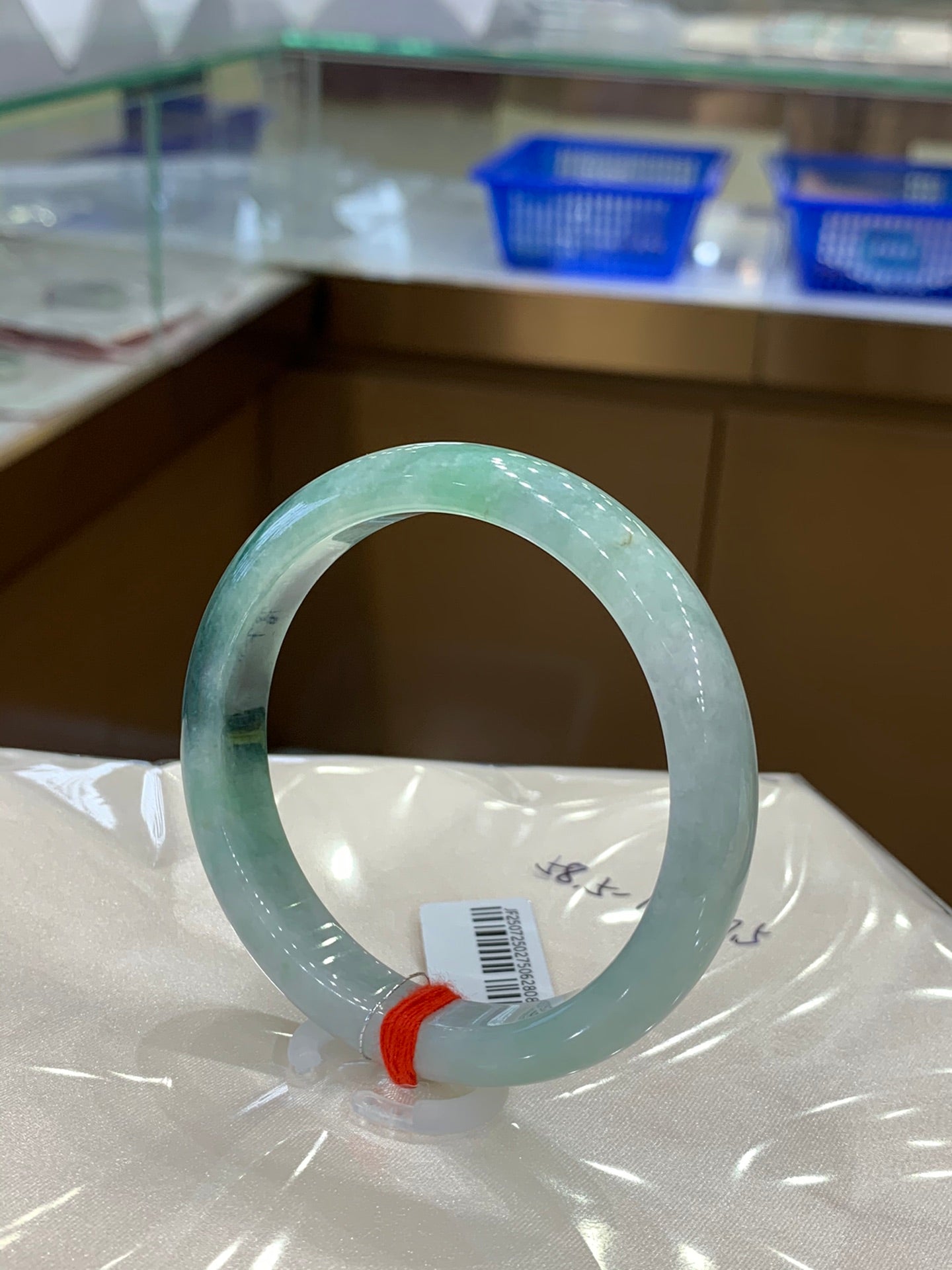 Jadeite bangle 58.5mm*11.7mm*7.5mm