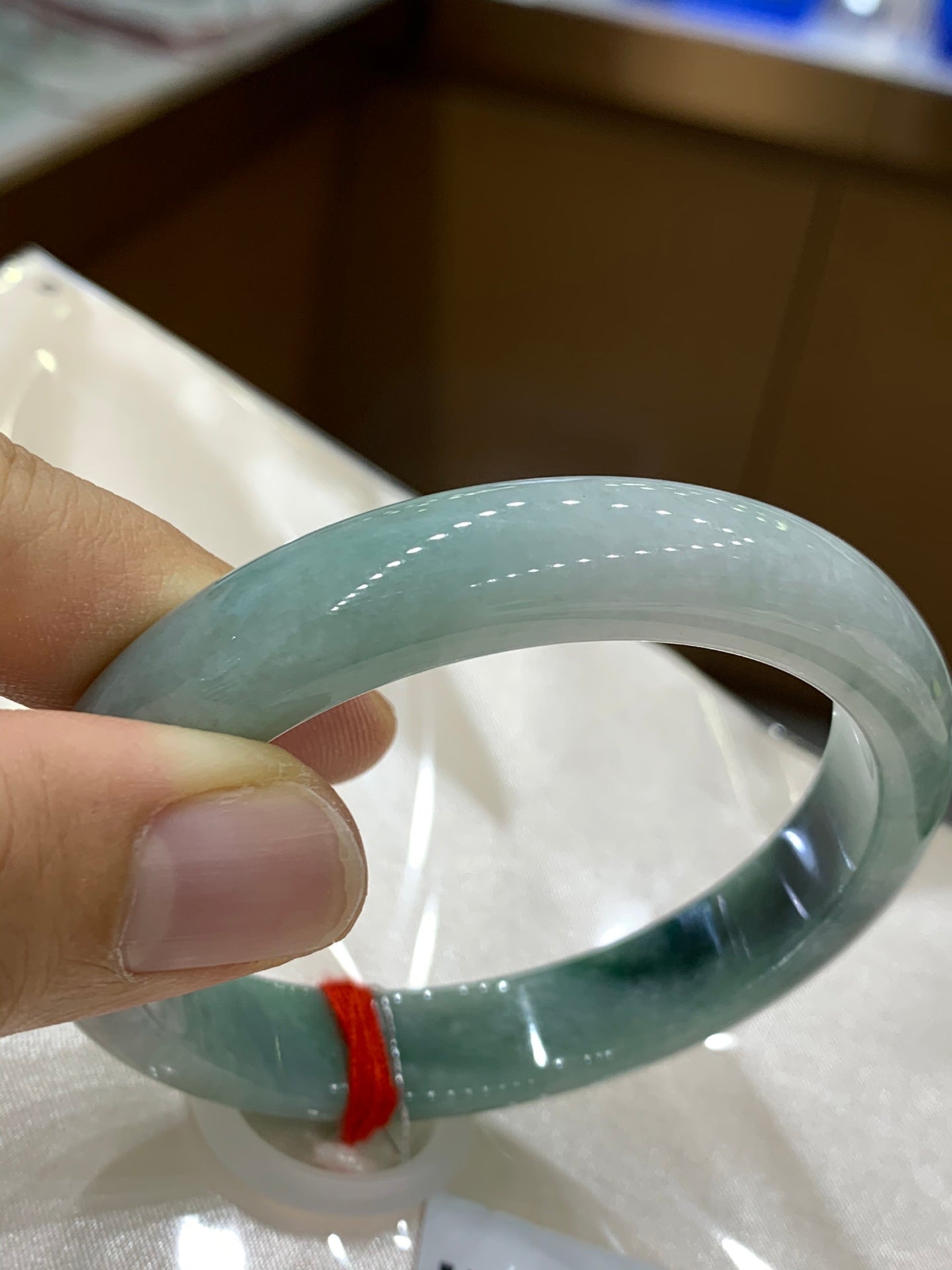 Jadeite bangle 58.5mm*11.7mm*7.5mm